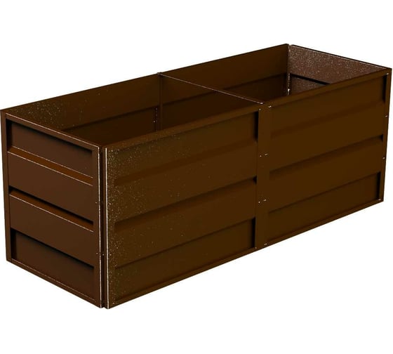 Изображение товара Готовая грядка Delta-Park GW 0.7х2 м, коричневая 30011_GW702Br