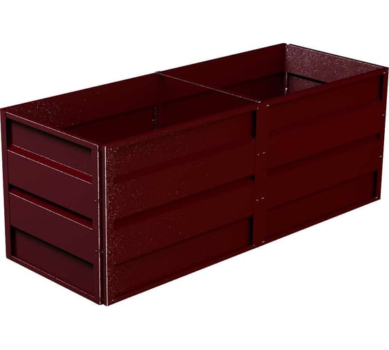 Изображение товара Готовая грядка Delta-Park GW 0.7х2 м, коричнево-красная 30011_GW702Ch