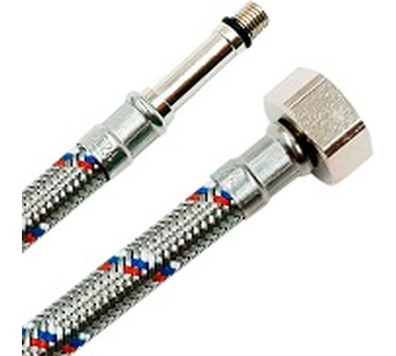 Изображение товара Гибкая подводка для смесителя РОСТерм М8хЗ7, 1/2 100см 100FLX12INTМ8хЗ7