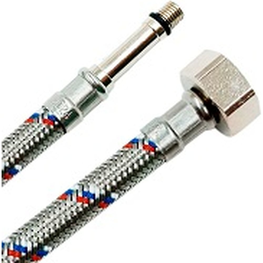 Изображение товара Гибкая подводка для смесителя М8хЗ7, 1/2 80см РОСТерм 80FLX12INT