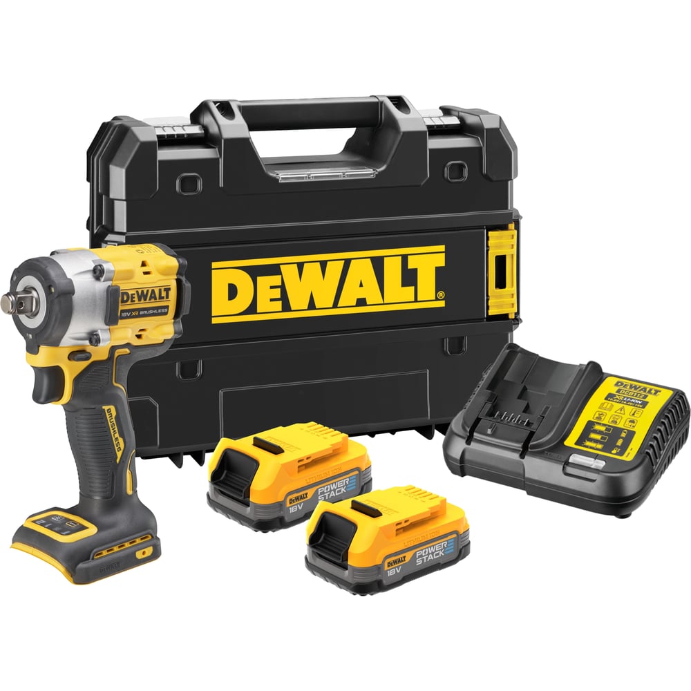 Изображение товара Аккумуляторный гайковерт Dewalt DCF921E2T профессиональный мощный ударный 18В