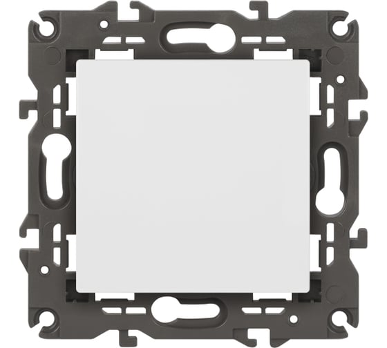 Изображение товара Выключатель ЭРА Elegance 14110101М , 10АХ250В, белый матовый Б0065780