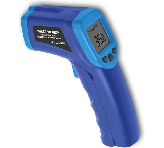 Изображение товара Бесконтактный инфракрасный термометр (пирометр) МЕГЕОН 16555 к0000402157