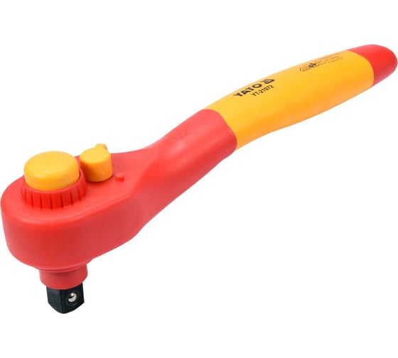 Изображение товара Диэлектрическая трещотка YATO VDE 1/2, 250 мм YT-21072 371321072 092 1