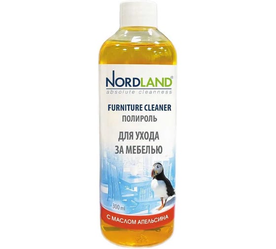 Изображение товара Полироль для ухода за деревом NORDLAND с маслом апельсина, 300 мл 180957