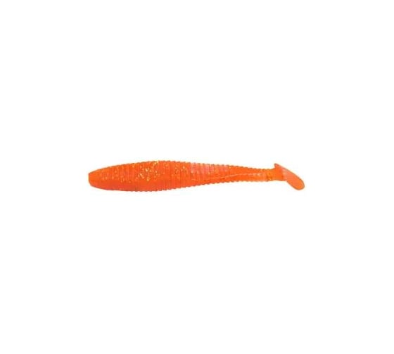 Изображение товара Виброхвост Yaman PRO Flatter Shad, р.2 inch, цвет #03 - Carrot gold flake (уп. 6 шт.) YP-FS2-03