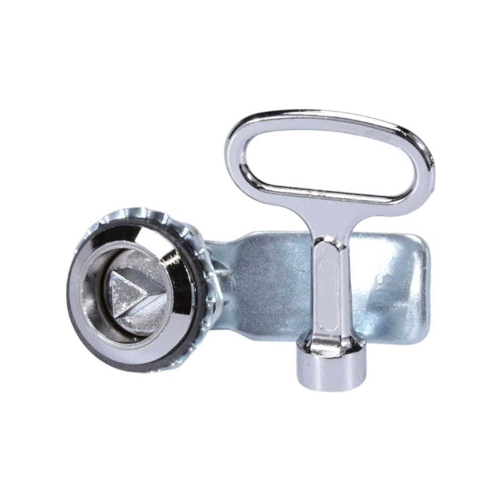 Изображение товара Замок щитовой Brante с треугольным ключом, изогнутый ригель 122355