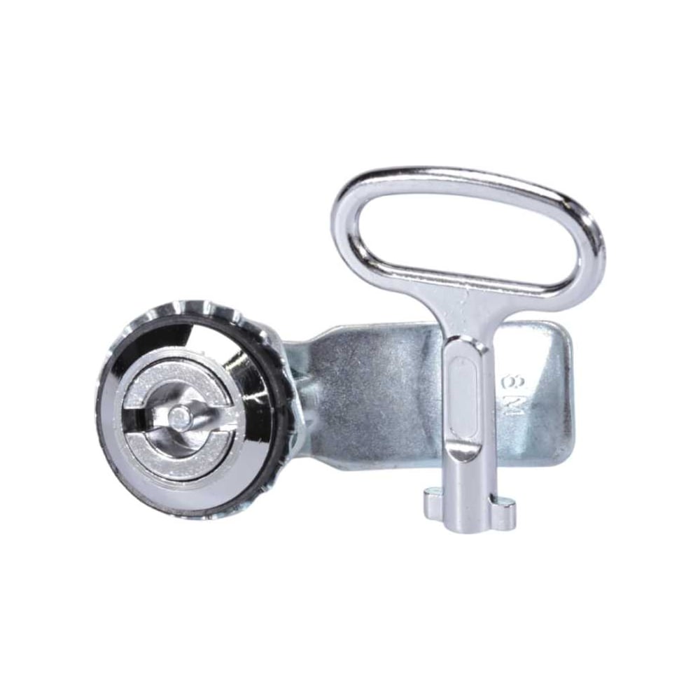 Изображение товара Замок щитовой ключ бабочка Brante ригель изогнутый 122354