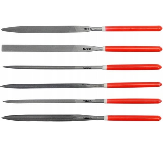 Изображение товара Набор надфилей YATO 160x75мм 6пр YT-6161 37146161 092 1