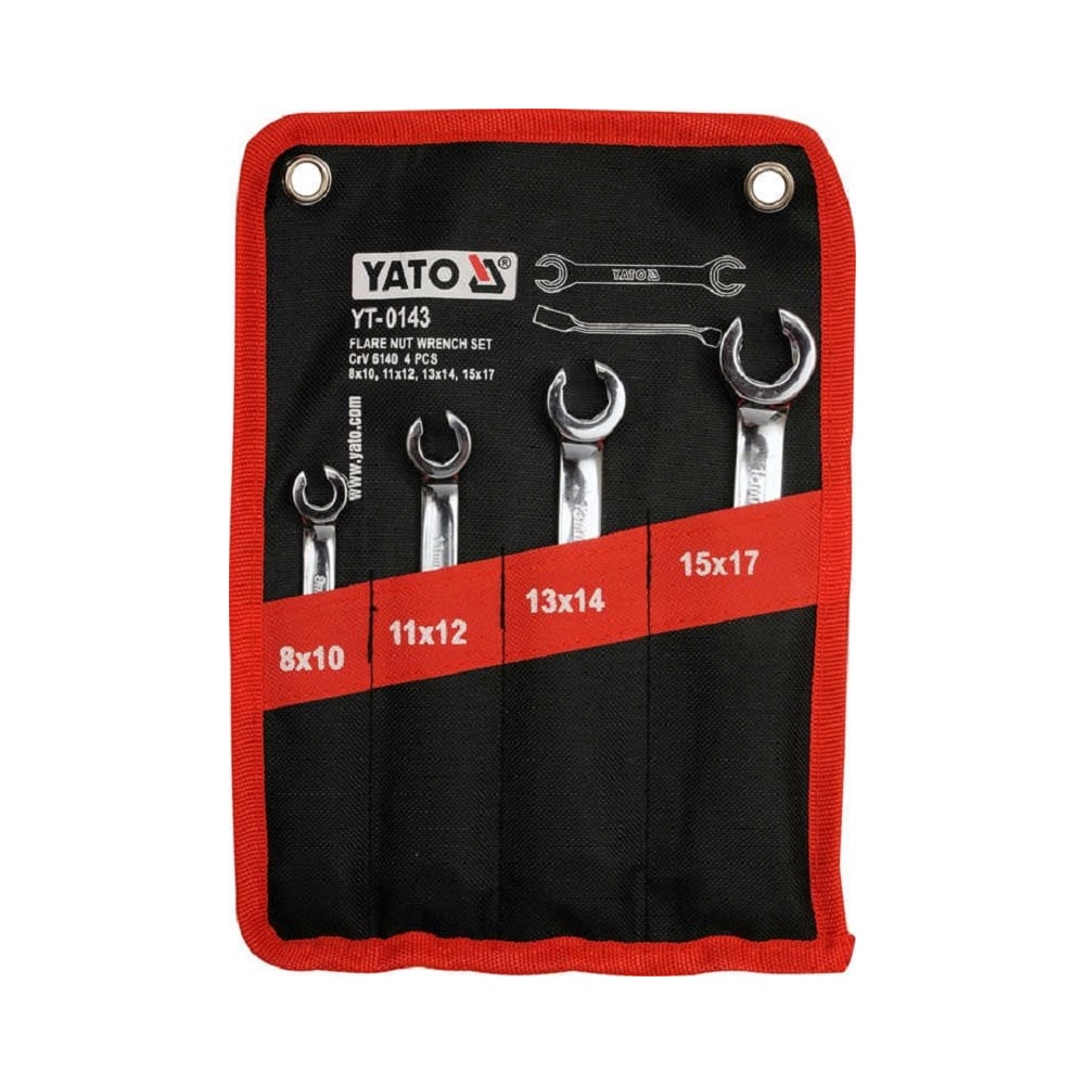 Набор разрезных ключей YATO прямой трубный ключ yato
