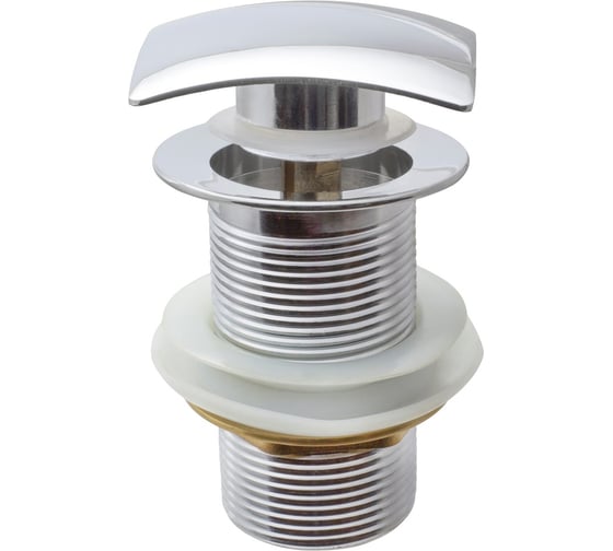 Изображение товара Донный клапан для умывальника MPF 1.1/4", клик-клак, без перелива, квадратный ИС.110464