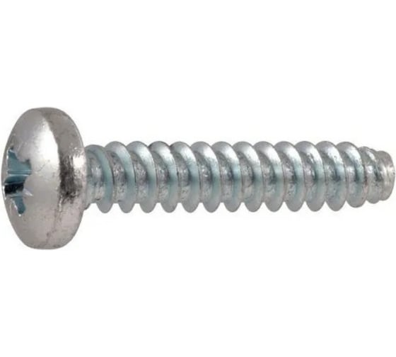 Изображение товара Саморез по металлу с полукруглой головкой SORREX 4,2x9,5 DIN 7981F оцинкованный с тупым наконечником (250 штук) 7981F-1-042-0095-250