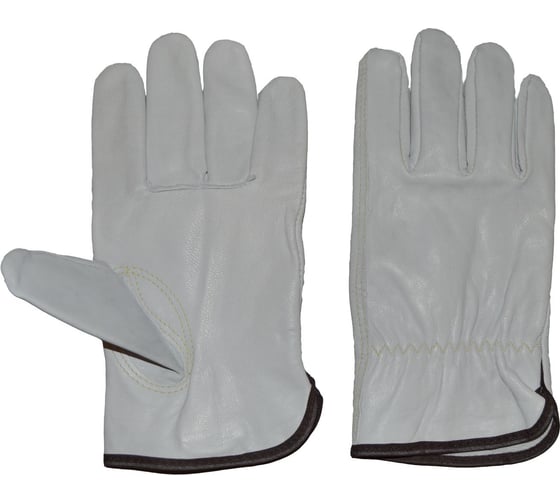 Изображение товара Перчатки серые из козьей кожи РосМарка 2311 размер 10.5 РК2311