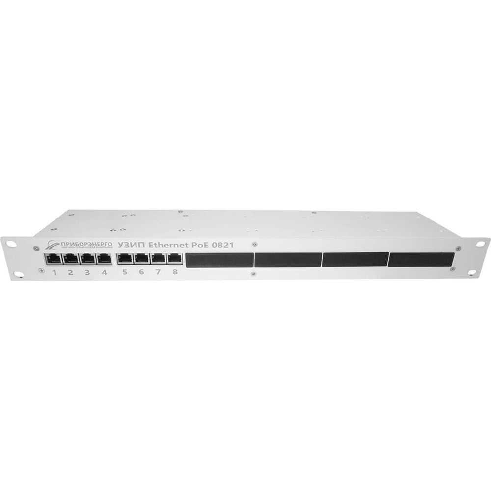 Изображение товара УЗИП Ethernet PoE 8 портов Приборэнерго 19 дюймов модульный IP20