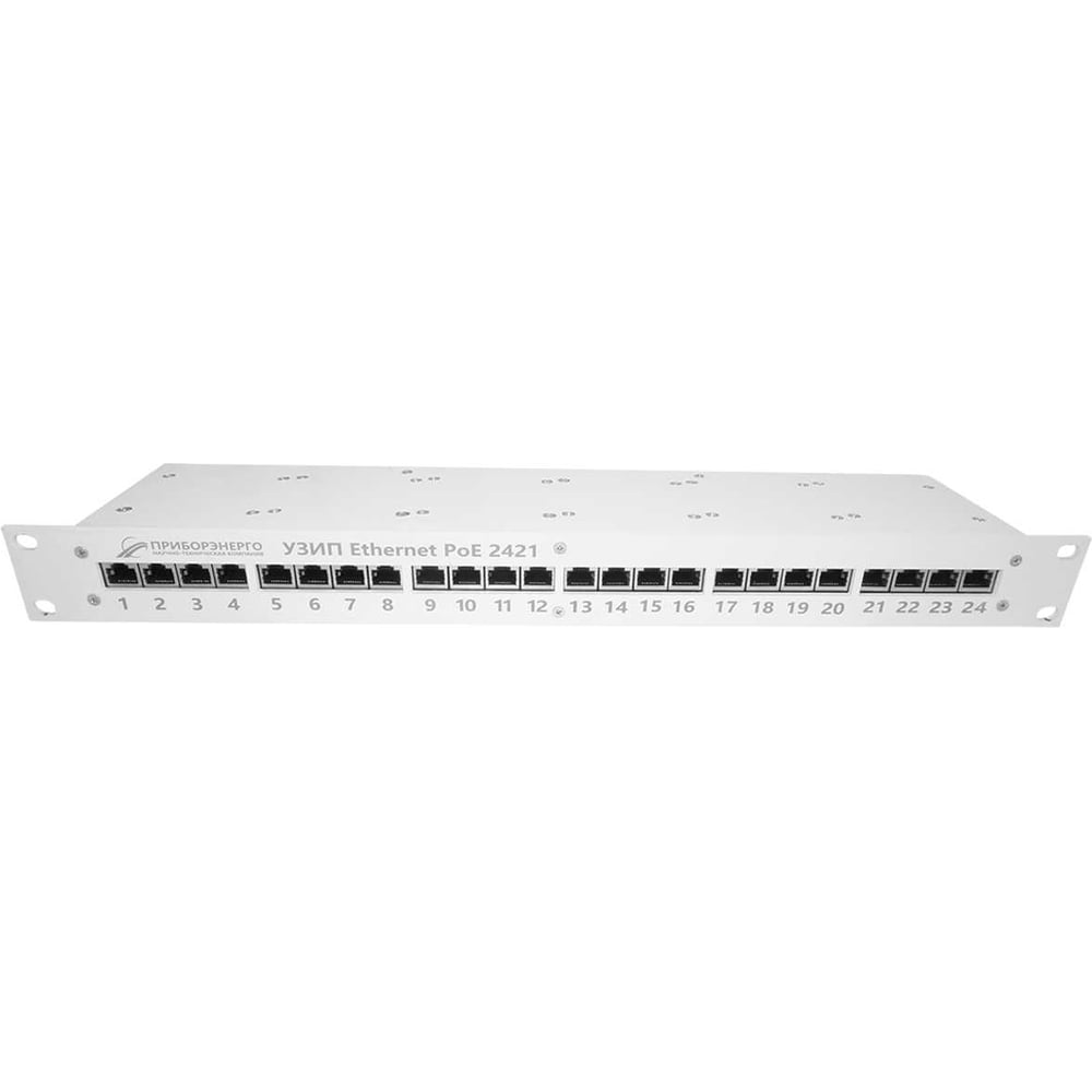 Изображение товара УЗИП НТК Приборэнерго Ethernet PoE 19" (24 порта) НФ-00000647