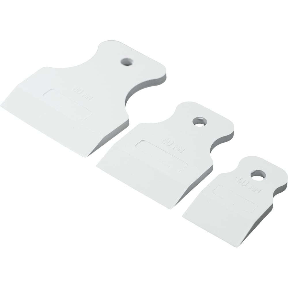 Изображение товара Шпатели резиновые Политех Standart 40, 60, 80 мм набор 1055005 Изображение товара Шпатели резиновые Политех Standart 40, 60, 80 мм набор 1055005