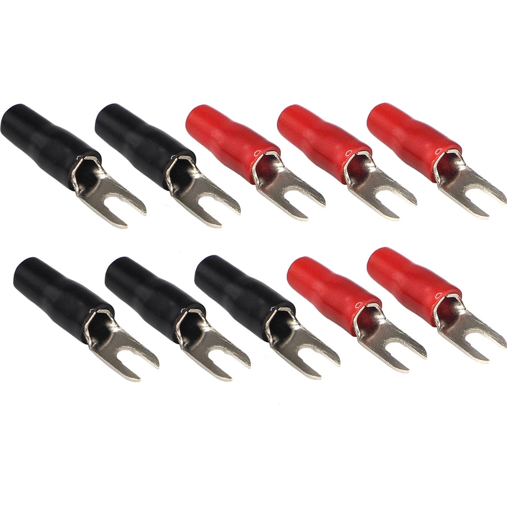 Изображение товара Клеммы AURA Вилка 4,2мм 8AWG 10 шт. надежные соединители для электроустановок