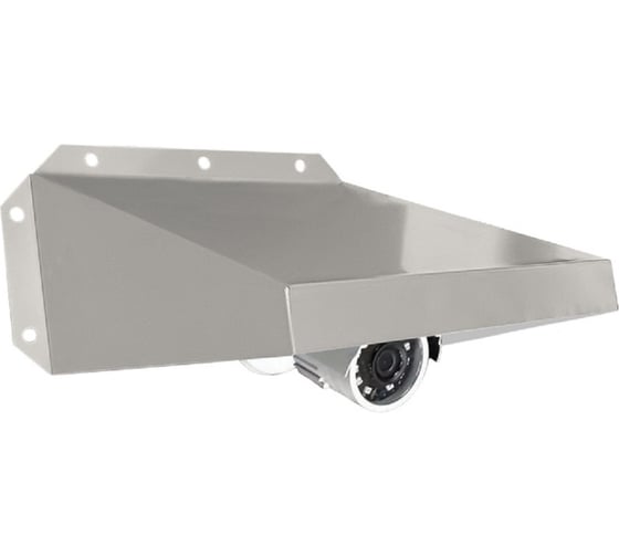 Изображение товара Козырек защитный для видеокамер Магнито-Контакт 300x250x150 АЯКС, нержавеющая сталь (арт. ) 00-00004335