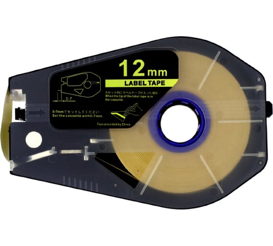 Изображение товара Лента Формат СТ Эконом самоклеющаяся пленочная в кассетах, 12ммх30м, желтая STPT-1112Y