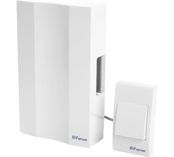 Изображение товара Дверной проводной звонок FERON DB-101, 230V, белый 41504