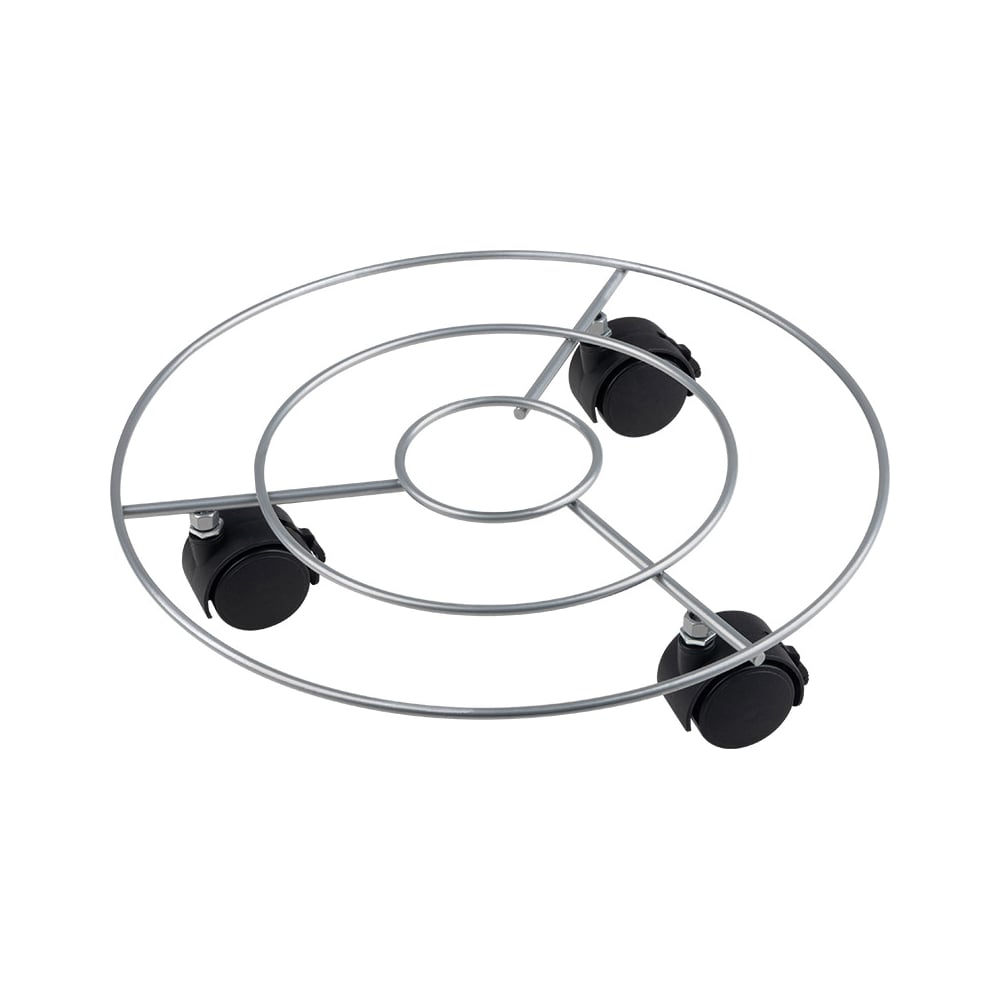 Изображение товара Подставка под цветочный горшок Рыжий кот на колесиках 30 см