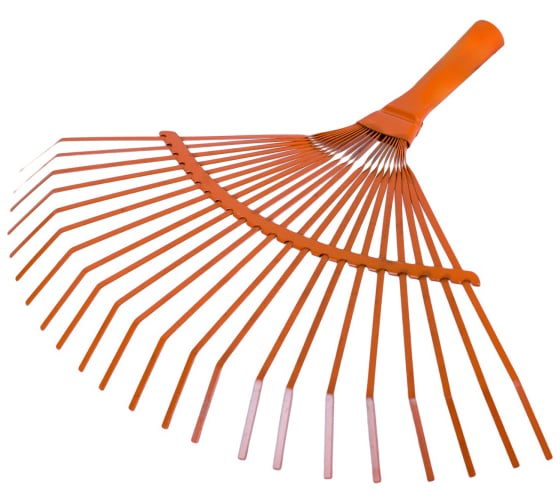 Изображение товара Грабли веерные Политех 22-х зубые, б/ч, плоский зуб/Россия 7660105