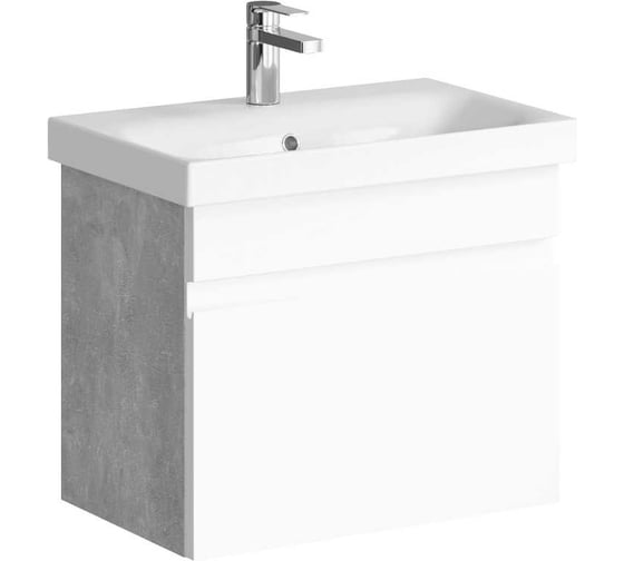 Изображение товара Подвесная тумба AQWELLA Smart 60 см в цвете бетон светлый SRT0106BS