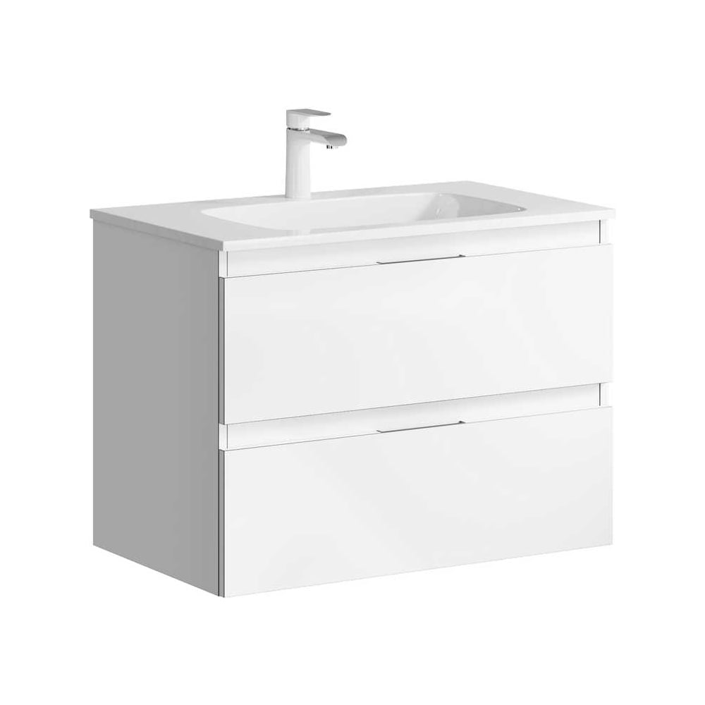 Изображение товара Подвесная тумба AQWELLA для ванной Акцент для раковины 37603956 напольная 75 см, белый ACC0175W