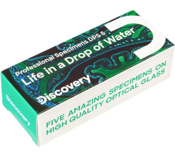 Изображение товара Набор микропрепаратов Levenhuk Discovery Prof DPS 5. «Жизнь в капле воды» 78412