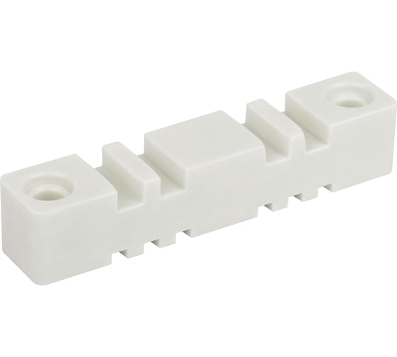 Изображение товара Изолятор шинный плоский ЭРА ИШП NO-224163 2P, для шин 5/10 мм, длина 180 мм Б0065694