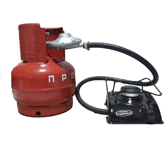 Изображение товара Плита газовая бытовая туристическая ОАО "НЗГА" ПГТ1-Б с РДСГ 1-1,2 и ВБ-2 НЗГА 9000.1562.00-02