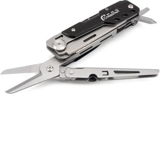 Изображение товара Мультитул Следопыт Pro 6 предметов, разделяемый корпус, в чехле и коробке PF-MT-28