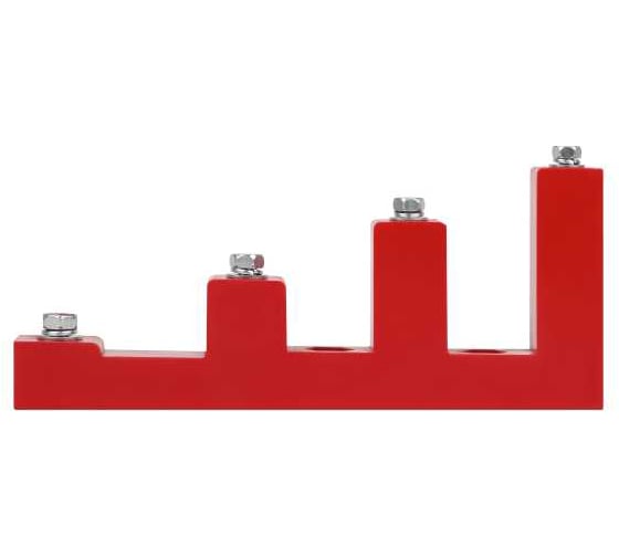 Изображение товара Изолятор ступенчатый шинный ЭРА NO-224159 ИСв430, М8, с болтами, 15кВ Б0065677