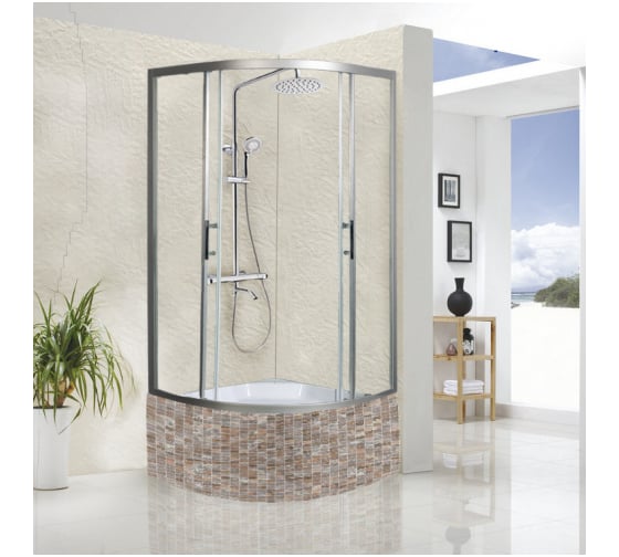 Изображение товара Душевое ограждение WeltWasser WW500 1000х1000х1590 мм, без поддона С 100/159 10000004075