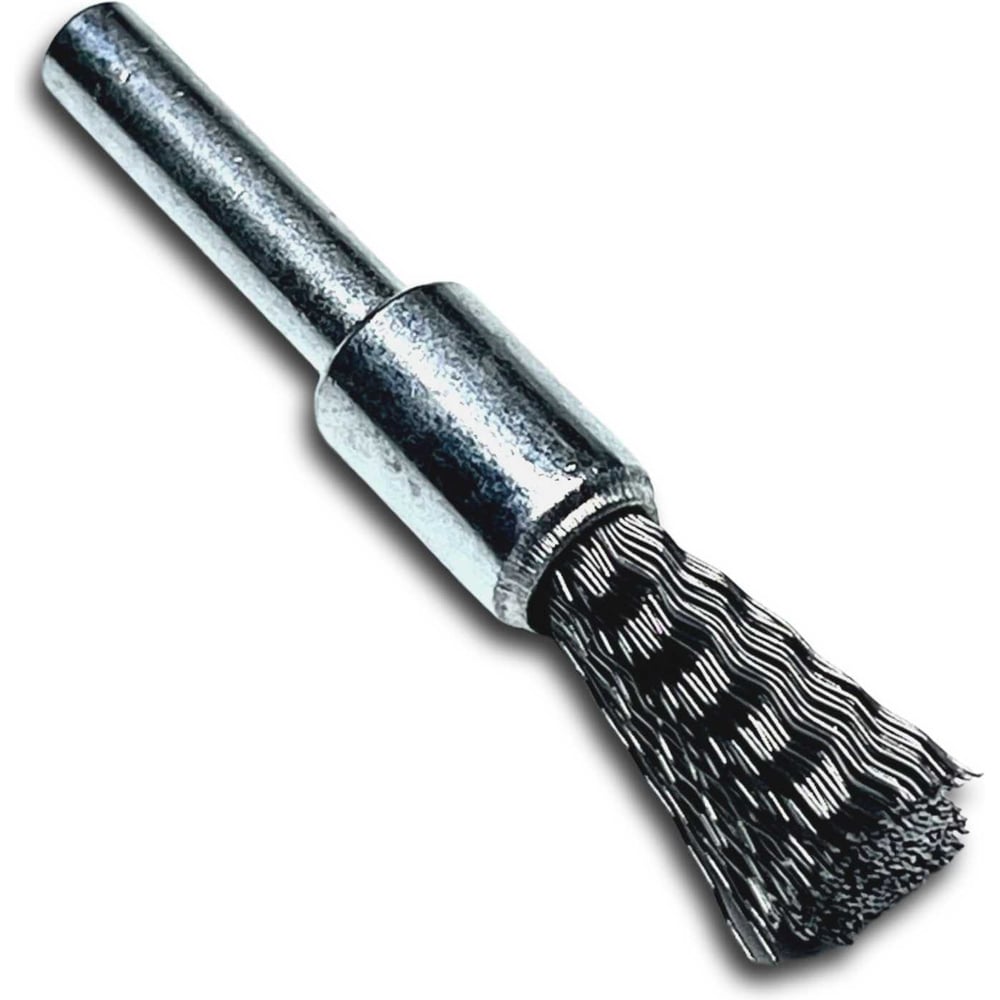 Изображение товара Щетка концевая гофрированная Lessmann 12х60х0.30 мм хвост 6 мм профессиональный инструмент