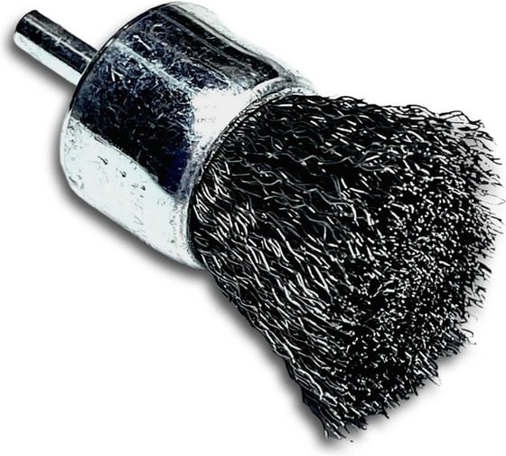 Изображение товара Щетка концевая гофрированная 30х68х0.30 мм, хвостовик 6 мм, 18000 об/мин 456161