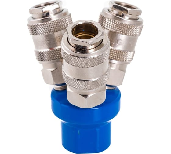 Изображение товара Разветвитель пневматический BlackWeld V-образный тройник 3302bw