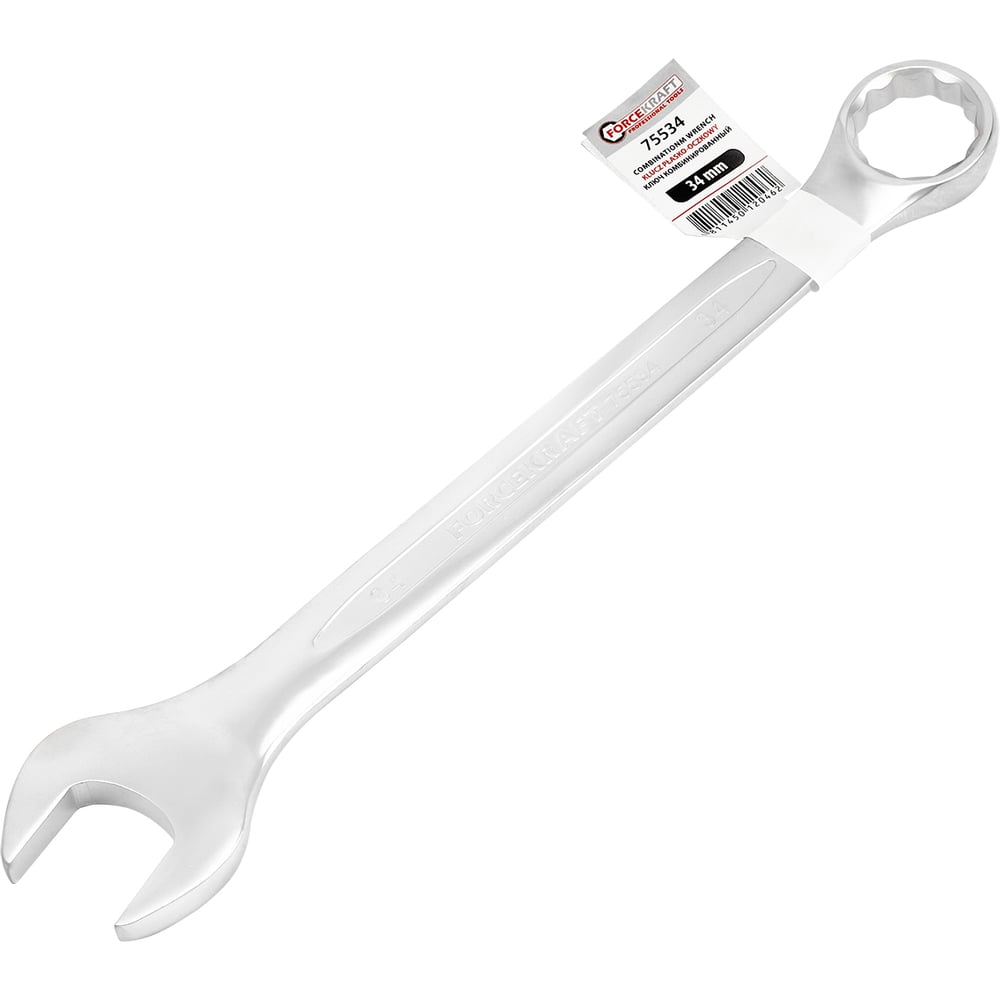 Ключ комбинированный Forcekraft 34 мм FK-75534(61343)