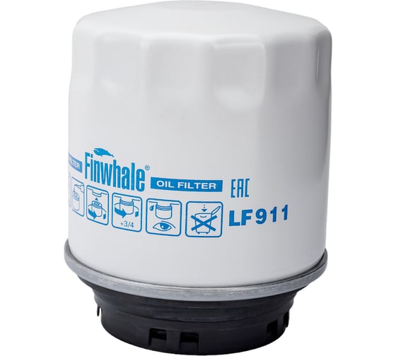 Изображение товара Фильтр масляный A3 /8P/ Fabia II /5J6 5J9/ / Octavia II / Rapid /NA2/ Golf V-VI /  FINWHALE LF911