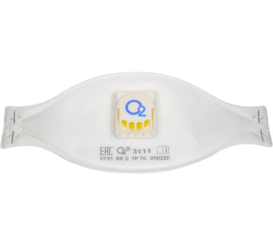 Изображение товара Респиратор О2 трехпанельный FFP1 NRD с клапаном выдоха 3111