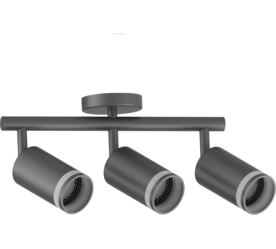 Изображение товара Настенно-потолочный светильник FERON под лампу 3х50W GU10, черный ML233 41491