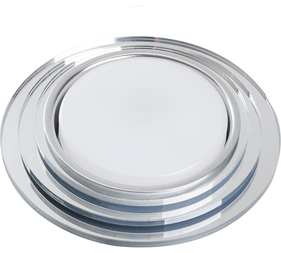 Изображение товара Встраиваемый светильник для натяжных потолков с белой LED подсветкой FERON CD5024 GX53, матовый, 40524