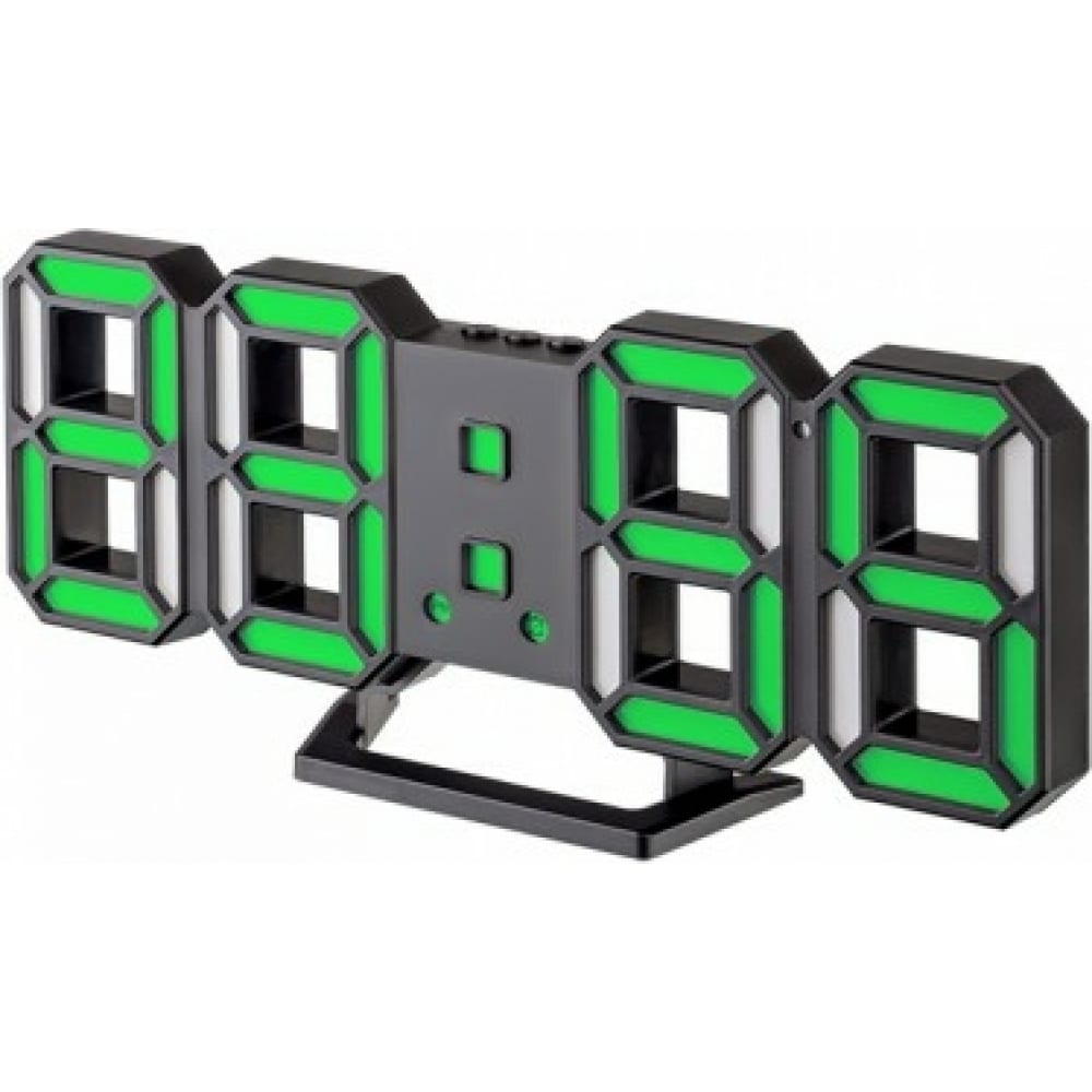 Часы-будильник Perfeo часы электронные настенные настольные с будильником 17 5 х 2 х 19 см