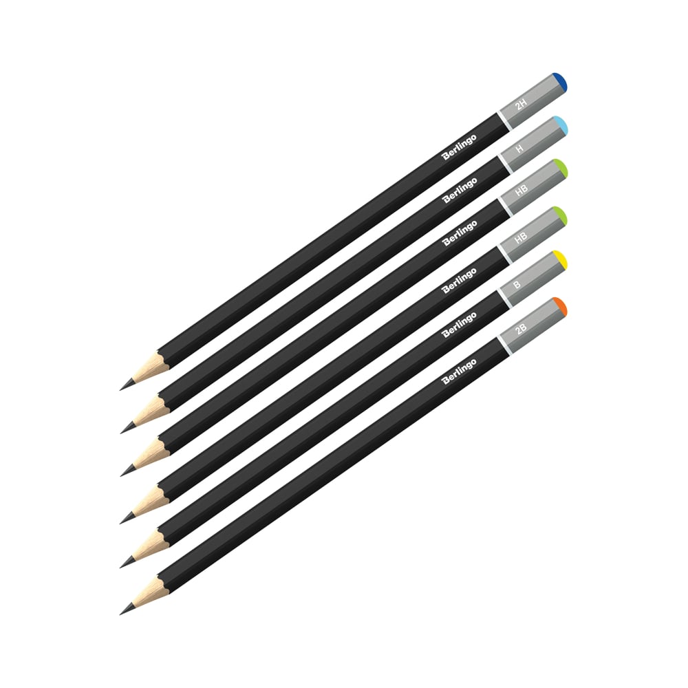 Набор чернографитных карандашей Berlingo набор чернографитных карандашей hatber