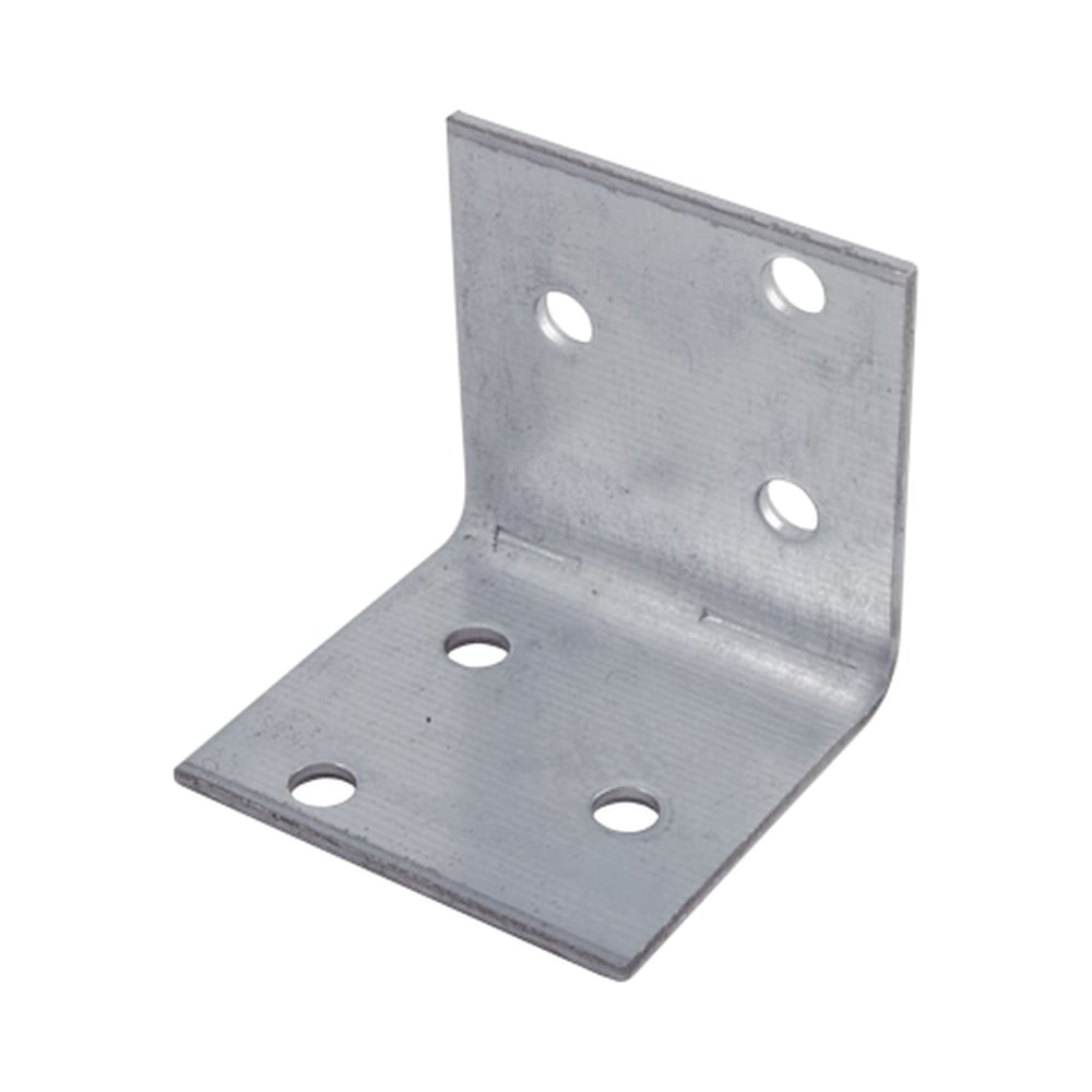 Изображение товара Уголки равносторонние Доброга 100x100x50 цинк 50 шт. надежное крепление