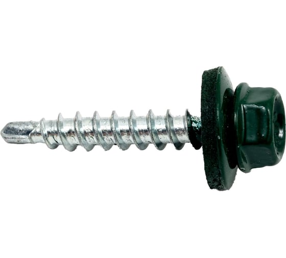 Изображение товара Саморез Доброга ШГК 4,8x29 RAL6005 Темно-зеленый 250 шт. Daxmer ТД-00007794