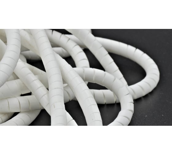 Изображение товара Спиральная монтажная негорючая термостойкая лента Мемотерм-ММ ЛСТнг-6 белая 10 м 480