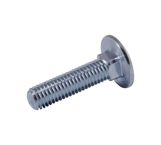 Изображение товара Болт мебельный с квадратным подголовником Доброга 6x50 цинк DIN 603 15 кг ЦБ-00031984