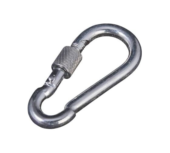 Изображение товара Карабин пожарный Доброга D8 с фиксатором 50 шт. DIN 5299 D ЦБ-00032591