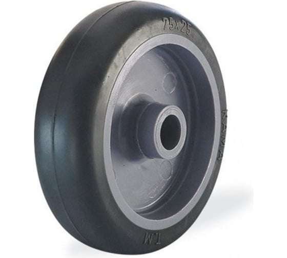 Изображение товара Колесо с серой резиной КАМА 50 мм, посадка на ось 6 мм , 50x20x6-MTB